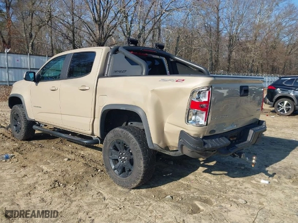 2021 Chevrolet Colorado 4WD ZR2 with VIN 1GCGTEEN9M1140085, listed as a IAAI auction lot 41476667 with 39,087 mi miles. Bid and sale history available at carsss.com. Image 6.