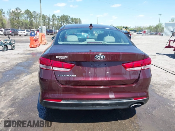 2017 Kia Optima LX with VIN 5XXGT4L32HG150608, listed as a IAAI auction lot 41963406 with 71,521 mi miles. Bid and sale history available at carsss.com. Image 16.