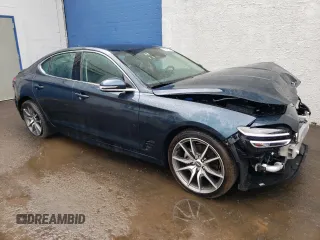 2023 Genesis G70 2.0T with VIN KMTG34TA4PU126996, listed as a Copart auction lot 69326704 with 24,882 mi miles and Non Repairable. Bid and sale history available at DreamBid. Image 4.