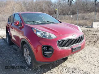 2017 Kia Sportage LX with VIN KNDPMCACXH7242679, listed as a IAAI auction lot 41448863 with 94,288 mi miles and . Bid and sale history available at DreamBid. Image 1.