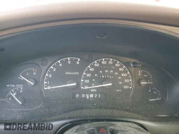 2001 Ford Ranger XL Fleet with VIN 1FTZR15E21TA68842, listed as a Copart auction lot 52757145 with 151,730 mi miles and Non Repairable. Bid and sale history available at DreamBid. Image 9.