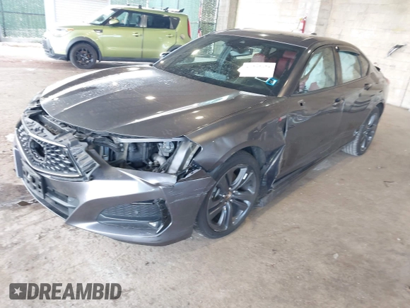 2022 Acura TLX w/A-Spec Package with VIN 19UUB6F51NA001968, listed as a IAAI auction lot 41797078 with 35,765 mi miles and . Bid and sale history available at DreamBid. Image 18.