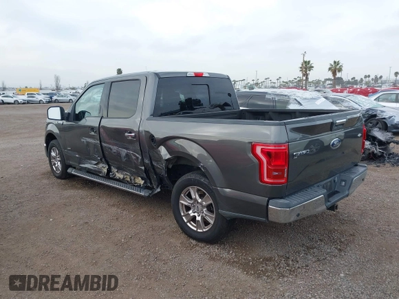 2015 Ford F-150 XL with VIN 1FTEW1CG4FKE75957, listed as a IAAI auction lot 41722268 with 109,496 mi miles. Bid and sale history available at carsss.com. Image 3.