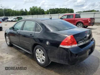 2011 Chevrolet Impala LT Fleet with VIN 2G1WG5EK6B1125372, listed as a Copart auction lot 59696015 with 160,257 mi miles and Salvage title. Bid and sale history available at DreamBid. Image 2.