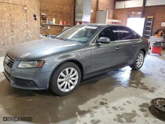 2012 Audi A4 2.0T Premium with VIN WAUBFAFL4CN011568, listed as a Copart auction lot 48942465 with 110,928 mi miles and Clean Title. Bid and sale history available at carsss.com. Image 1.