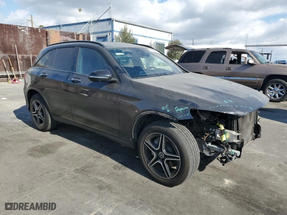 2021 Mercedes-Benz GLC with VIN W1N0G8DB2MF886114, listed as a Copart auction lot 89263225 with 50,314 mi miles and Salvage Title. Bid and sale history available at carsss.com. Image 4.