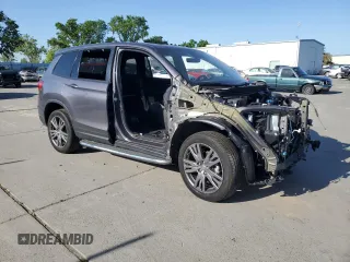 2021 Honda Passport EX-L z VIN 5FNYF8H56MB038792, wystawiony jako Copart lot #52552585 z przebiegiem 16 000 mil mil oraz Nie do naprawy. Historia ofert i sprzedaży dostępna na DreamBid. Obrazek 4.