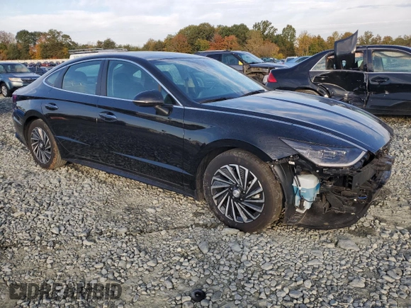 2021 Hyundai Sonata Hybrid Limited with VIN KMHL54JJ4MA027680, listed as a Copart auction lot 71455163 with 28,941 mi miles. Bid and sale history available at carsss.com. Image 4.