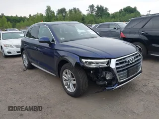 2020 Audi Q5 Premium with VIN WA1ANAFY3L2088568, listed as a IAAI auction lot 42502130 with 36,051 mi miles and . Bid and sale history available at DreamBid. Image 1.
