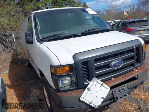 2010 Ford Econoline Cargo Commercial with VIN 1FTNE1EW0ADA91307, listed as a IAAI auction lot 41833965 with 160,419 mi miles. Bid and sale history available at carsss.com. Image 1.