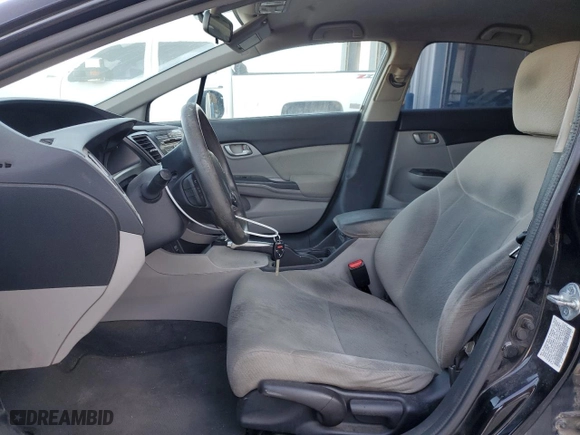 2013 Honda Civic Sdn LX with VIN 19XFB2F5XDE228412, listed as a Copart auction lot 52448675 with 362,372 mi miles and Clean Title. Bid and sale history available at carsss.com. Image 7.