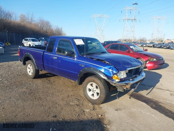 2005 Ford Ranger XLT with VIN 1FTZR45E15PA26369, listed as a IAAI auction lot 41761682 with 115,128 mi miles. Bid and sale history available at carsss.com. Image 1.