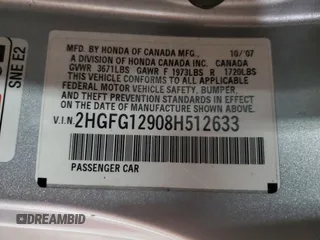 2008 Honda Civic EX-L z VIN 2HGFG12908H512633, wystawiony jako Copart lot #57243515 z przebiegiem 122 475 mil mil oraz Nie do naprawy • Non repairable. Historia ofert i sprzedaży dostępna na DreamBid. Obrazek 12.