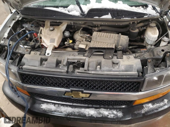 2019 Chevrolet Express Cargo Van with VIN 1GCWGAFG1K1330033, listed as a Copart auction lot 83733644 with 133,362 mi miles and Non Repairable. Bid and sale history available at carsss.com. Image 12.