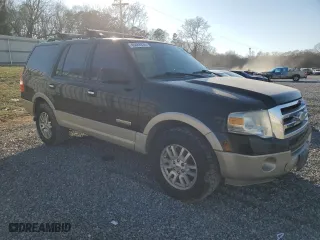 2008 Ford Expedition Eddie Bauer with VIN 1FMFU185X8LA01621, listed as a Copart auction lot 46482635 with 215,975 mi miles and Salvage Title. Bid and sale history available at carsss.com. Image 4.