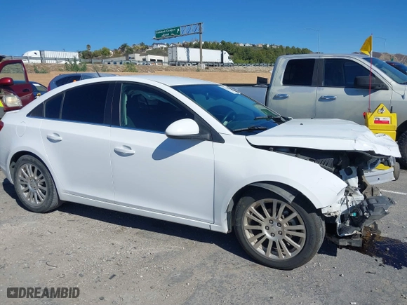2014 Chevrolet Cruze ECO with VIN 1G1PJ5SB4E7275398, listed as a IAAI auction lot 41562184 with 82,481 mi miles. Bid and sale history available at carsss.com. Image 1.