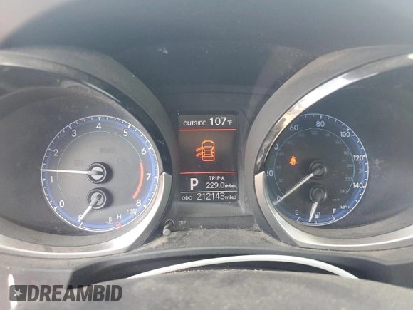 2016 Toyota Corolla L z VIN 2T1BURHE9GC500322, wystawiony jako Copart lot #59185595 z przebiegiem 212 143 mil mil oraz Szkoda całkowita • Salvage title. Historia ofert i sprzedaży dostępna na DreamBid. Obrazek 9.