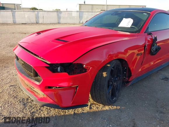 2021 Ford Mustang GT with VIN 1FA6P8CF8M5102178, listed as a IAAI auction lot 41996175 with 76,540 mi miles and . Bid and sale history available at DreamBid. Image 6.