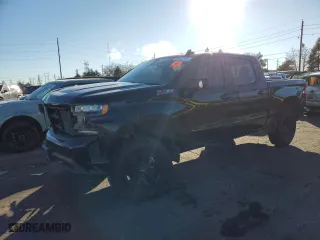 2019 Chevrolet Silverado 1500 LT Trail Boss with VIN 3GCPYFEDXKG267067, listed as a Copart auction lot 88442125 with 69,187 mi miles and Salvage Title. Bid and sale history available at carsss.com. Image 1.