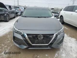 2021 Nissan Sentra S with VIN 3N1AB8BV5MY268336, listed as a Copart auction lot 41856315 with 56,640 mi miles and Salvage Title. Bid and sale history available at DreamBid. Image 5.