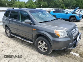 2007 Honda Pilot EX-L with VIN 2HKYF18537H536008, listed as a Copart auction lot 65339965 with 123,456 mi miles and Clean title. Bid and sale history available at DreamBid. Image 4.