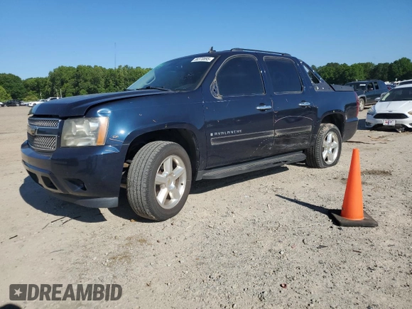 2008 Chevrolet Avalanche LTZ with VIN 3GNFK12308G274329, listed as a Copart auction lot 56370895 with 218,824 mi miles and Clean title. Bid and sale history available at DreamBid. Image 1.
