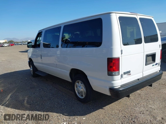 2012 Ford Econoline Passenger XL with VIN 1FMNE1BW0CDA55894, listed as a IAAI auction lot 41676338 with 159,453 mi miles and . Bid and sale history available at DreamBid. Image 3.