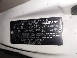 2000 Hyundai Accent с VIN KMHCG35G4YU024317, выставлен на аукционе IAAI как лот 41848880 с пробегом Не указан миль и . История ставок и продаж доступна на DreamBid. Изображение 9.