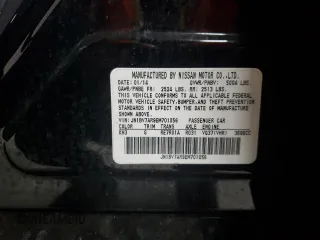2014 Infiniti Q50 Premium with VIN JN1BV7AR9EM701056, listed as a Copart auction lot 51311135 with 80,387 mi miles and Salvage Title. Bid and sale history available at carsss.com. Image 12.