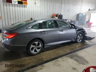 2018 Honda Accord EX-L with VIN 1HGCV1F57JA060393, listed as a Copart auction lot 61573075 with 59,215 mi miles and Salvage title. Bid and sale history available at DreamBid. Image 3.