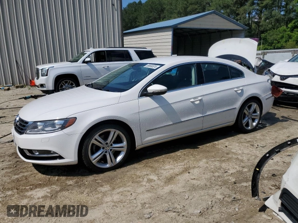 2013 Volkswagen CC R-Line with VIN WVWBP7AN1DE513242, listed as a Copart auction lot 58666524 with 53,460 mi miles and Salvage Title. Bid and sale history available at carsss.com. Image 1.