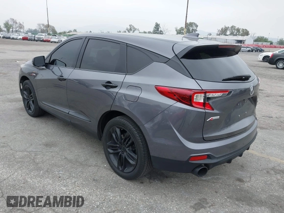 2021 Acura RDX w/A-Spec Package with VIN 5J8TC2H66ML031347, listed as a IAAI auction lot 42046268 with 22,904 mi miles. Bid and sale history available at carsss.com. Image 3.