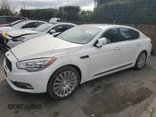 2015 Kia K900 Premium z VIN KNALU4D46F6026661, wystawiony jako Copart lot #43611345 z przebiegiem 121 161 mil mil oraz Czysty tytuł • Clean title. Historia ofert i sprzedaży dostępna na DreamBid. Obrazek 1.