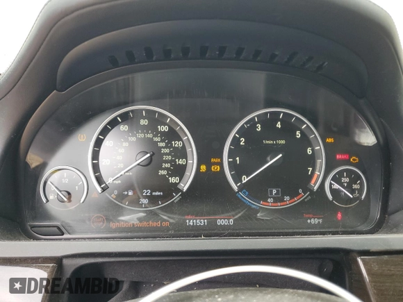 2013 BMW 7 Series 750Li xDrive с VIN WBAYF8C50DDE59437, выставлен на аукционе Copart как лот 60775835 с пробегом 141 531 миль миль и Чистый • Clean title. История ставок и продаж доступна на DreamBid. Изображение 9.