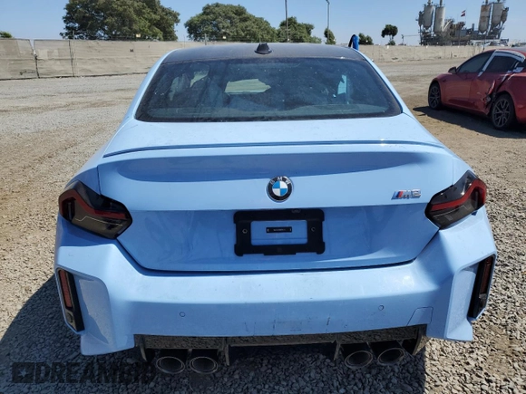 2024 BMW M2 with VIN 3MF13DM08R8E56146, listed as a Copart auction lot 66716824 with 782 mi miles and Salvage Title. Bid and sale history available at carsss.com. Image 6.