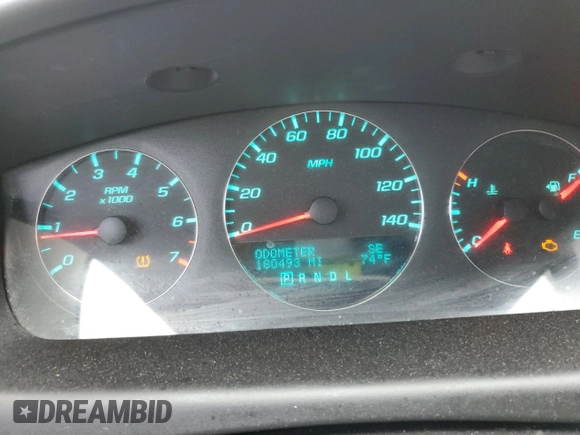 2012 Chevrolet Impala LT Fleet with VIN 2G1WG5E39C1331456, listed as a Copart auction lot 51769145 with 180,493 mi miles and Salvage Title. Bid and sale history available at DreamBid. Image 9.