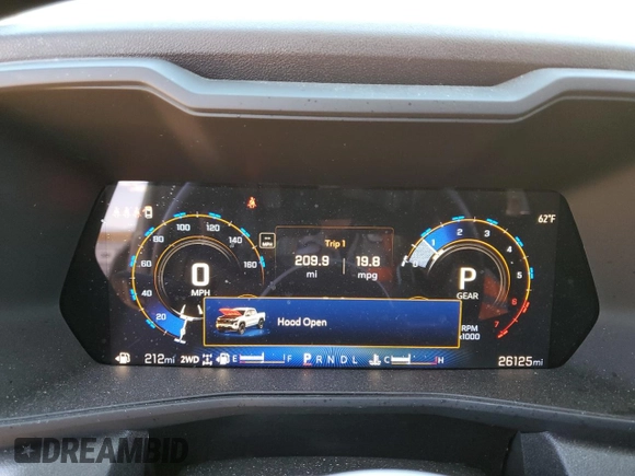 2024 Chevrolet Colorado 4WD Trail Boss z VIN 1GCPTEEK5R1183691, wystawiony jako Copart lot #50265655 z przebiegiem 26 125 mil mil oraz Szkoda całkowita • Salvage title. Historia ofert i sprzedaży dostępna na DreamBid. Obrazek 9.