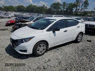 2024 Nissan Versa S with VIN 3N1CN8DV6RL875511, listed as a Copart auction lot 55940195 with 19,558 mi miles and Salvage title. Bid and sale history available at DreamBid. Image 1.