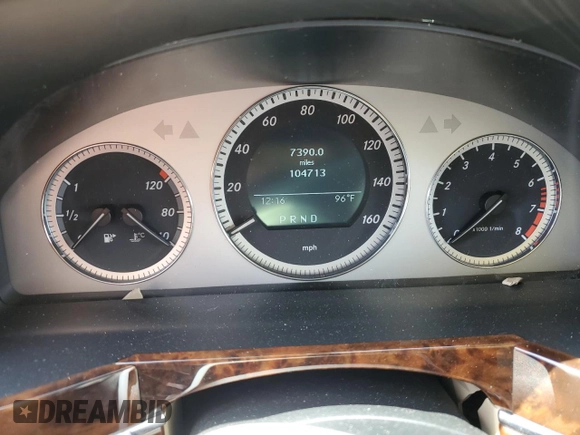 2012 Mercedes-Benz GLK 350 with VIN WDCGG8HB9CF759398, listed as a Copart auction lot 63284534 with 104,713 mi miles and Salvage Title. Bid and sale history available at DreamBid. Image 9.