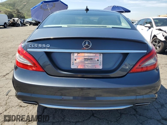 2013 Mercedes-Benz CLS 550 with VIN WDDLJ7DB9DA073775, listed as a Copart auction lot 50209465 with 105,612 mi miles and Salvage title. Bid and sale history available at DreamBid. Image 6.