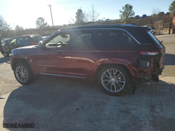 2023 Jeep Grand Cherokee Summit with VIN 1C4RJHEG3P8827513, listed as a Copart auction lot 87639625 with 18,422 mi miles and Salvage Title. Bid and sale history available at carsss.com. Image 2.