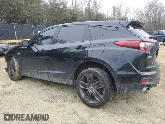 2021 Acura RDX w/A-Spec Package with VIN 5J8TC2H64ML017432, listed as a Copart auction lot 88981585 with 0 mi miles and Salvage Title. Bid and sale history available at carsss.com. Image 2.