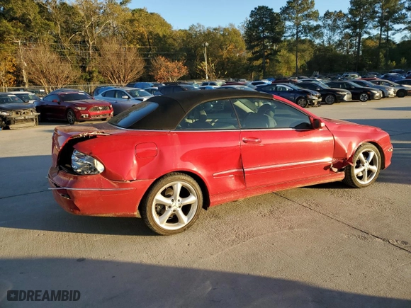 2005 Mercedes-Benz CLK-Class 3.2L with VIN WDBTK65G75T055243, listed as a Copart auction lot 81970914 with 39,712 mi miles and Salvage Title. Bid and sale history available at carsss.com. Image 3.