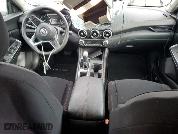 2020 Nissan Sentra SR with VIN 3N1AB8DV4LY253032, listed as a Copart auction lot 85785624 with 36,605 mi miles and Salvage Title. Bid and sale history available at DreamBid. Image 8.