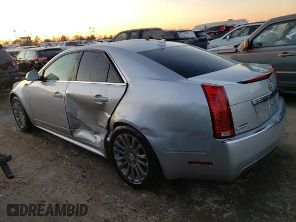 2012 Cadillac CTS Performance with VIN 1G6DL5E39C0155565, listed as a Copart auction lot 78119193 with 148,153 mi miles and Salvage title. Bid and sale history available at DreamBid. Image 2.