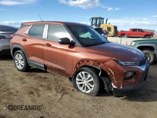 2021 Chevrolet TrailBlazer LS with VIN KL79MNSL0MB076812, listed as a Copart auction lot 46640155 with 20,763 mi miles and Salvage Title. Bid and sale history available at carsss.com. Image 4.