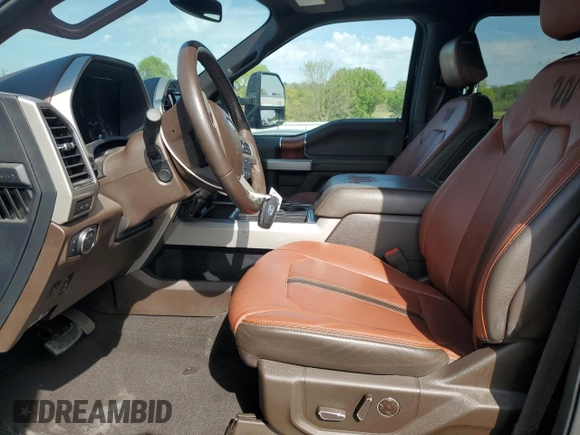 2022 Ford Super Duty F-250 SRW XL with VIN 1FT7W2BNXNEC61406, listed as a Copart auction lot 53473535 with 54,941 mi miles and Salvage Title. Bid and sale history available at carsss.com. Image 7.