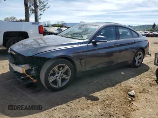 2015 BMW 4 Series 428i with VIN WBA4A5C58FG051486, listed as a Copart auction lot 50435795 with 91,286 mi miles and Salvage Title. Bid and sale history available at carsss.com. Image 1.