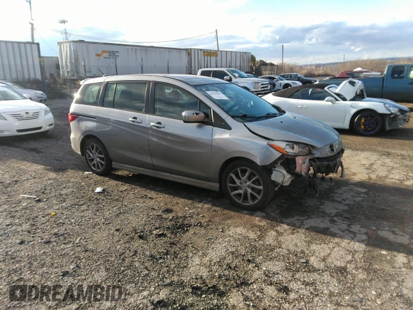 2012 Mazda 5 Grand Touring with VIN JM1CW2DL9C0121660, listed as a IAAI auction lot 38250695 with 119,389 mi miles. Bid and sale history available at carsss.com. Image 1.