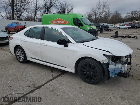 2020 Toyota Camry LE with VIN 4T1C11AK7LU343929, listed as a Copart auction lot 44159335 with 145,167 mi miles and Salvage Title. Bid and sale history available at carsss.com. Image 4.